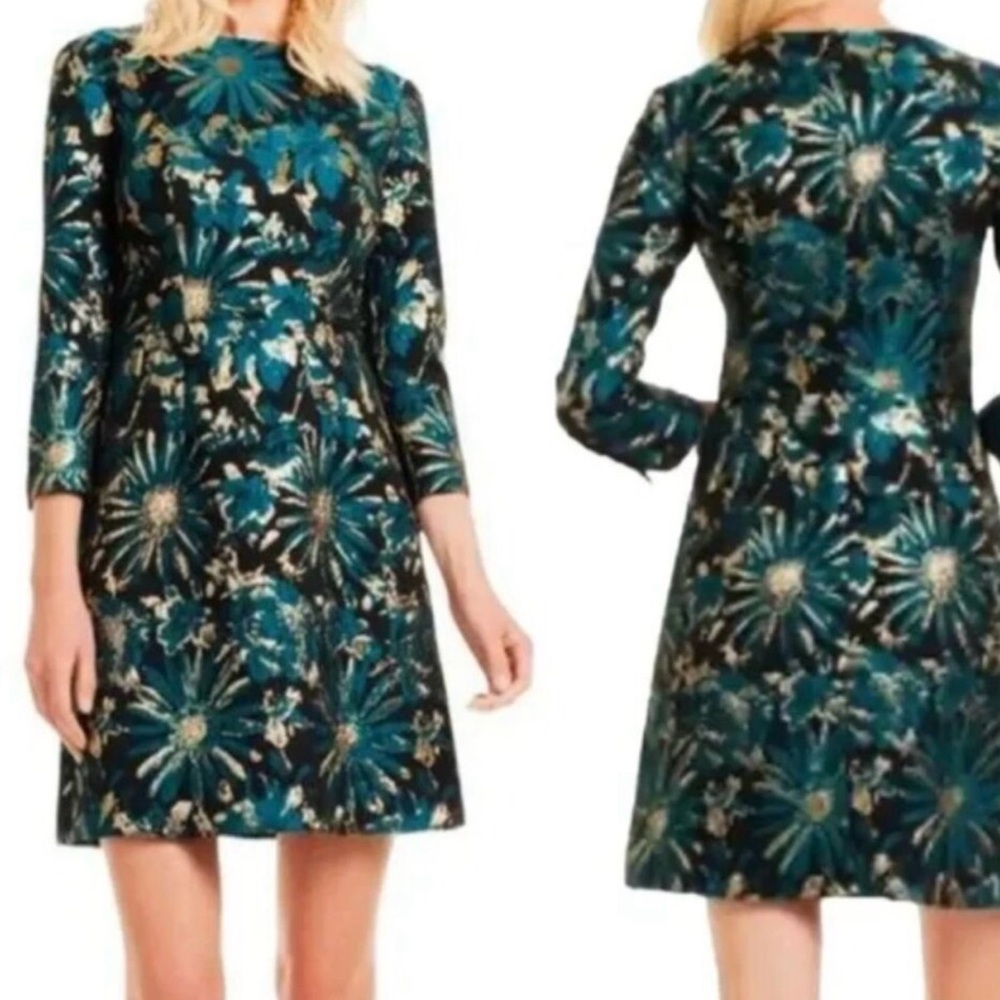 Trina Turk Elegant Floral Patterned Dress